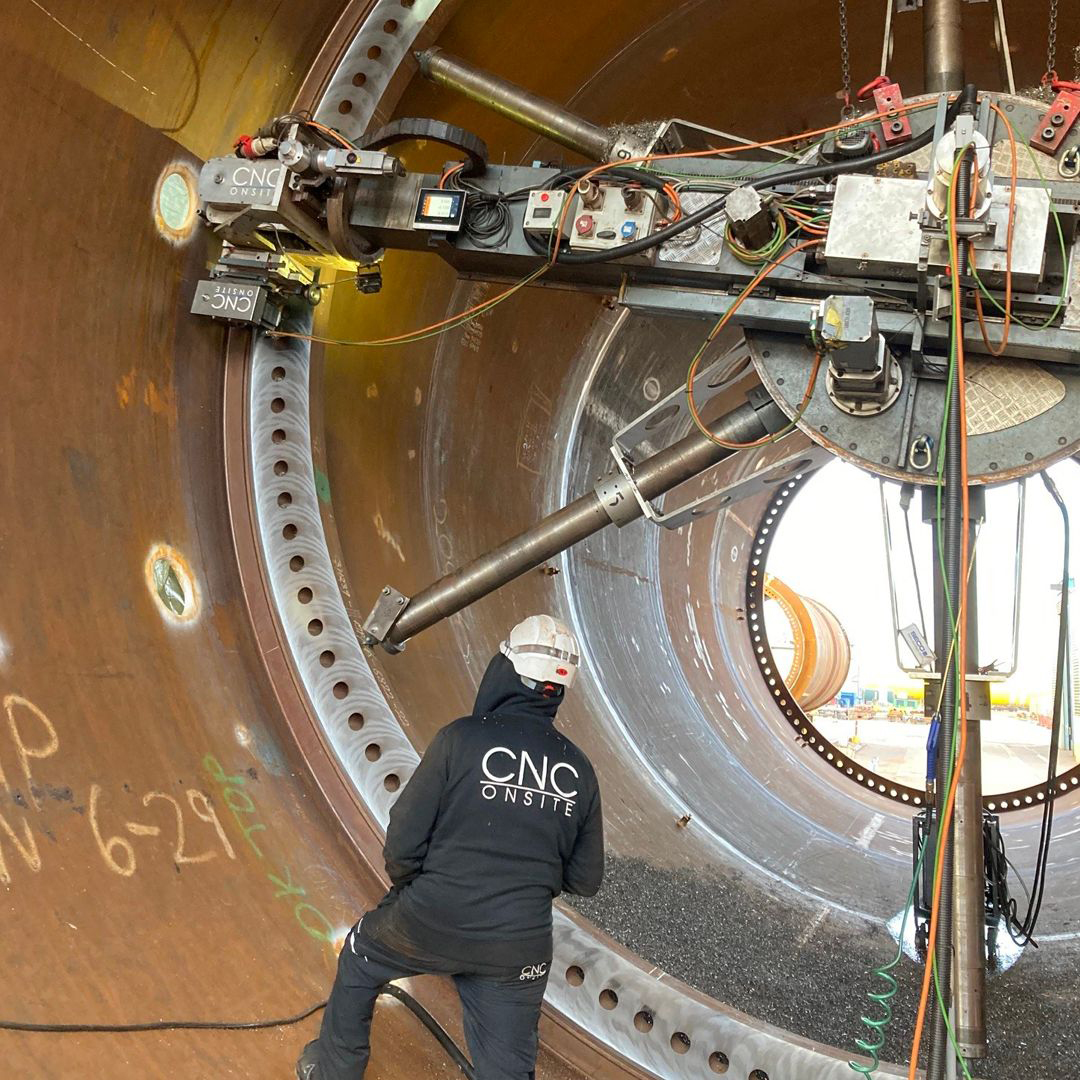 Goliath flange milling machine. Photo: CNC Onsite.