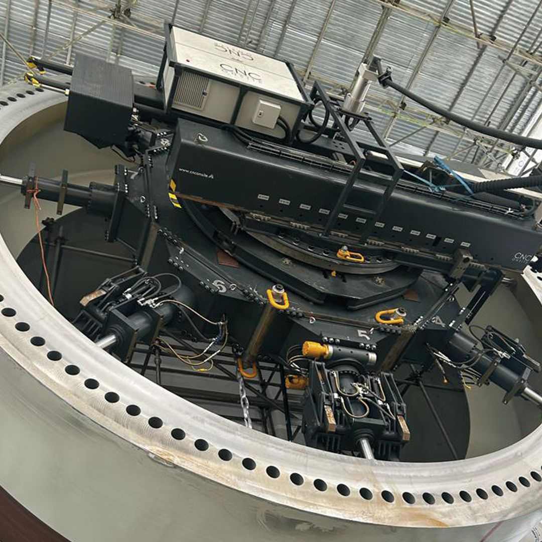 Goliath flange milling machine. Photo: CNC Onsite.